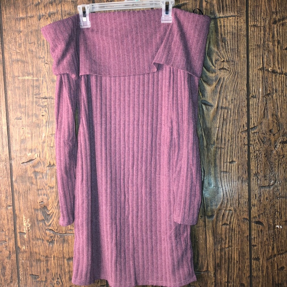 Mauve Knit Dress
